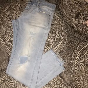 American eagle light wash jeans